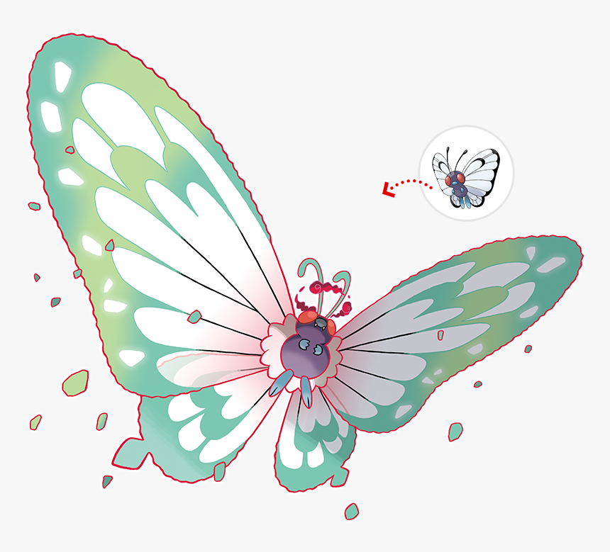 Pokemon Gigantamax Butterfree, HD Png Download