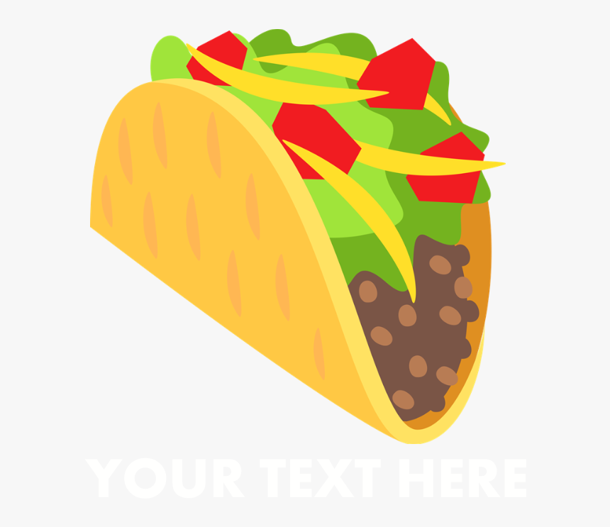 Taco Emoji Png - Transparent Background Taco Emoji, Png Download