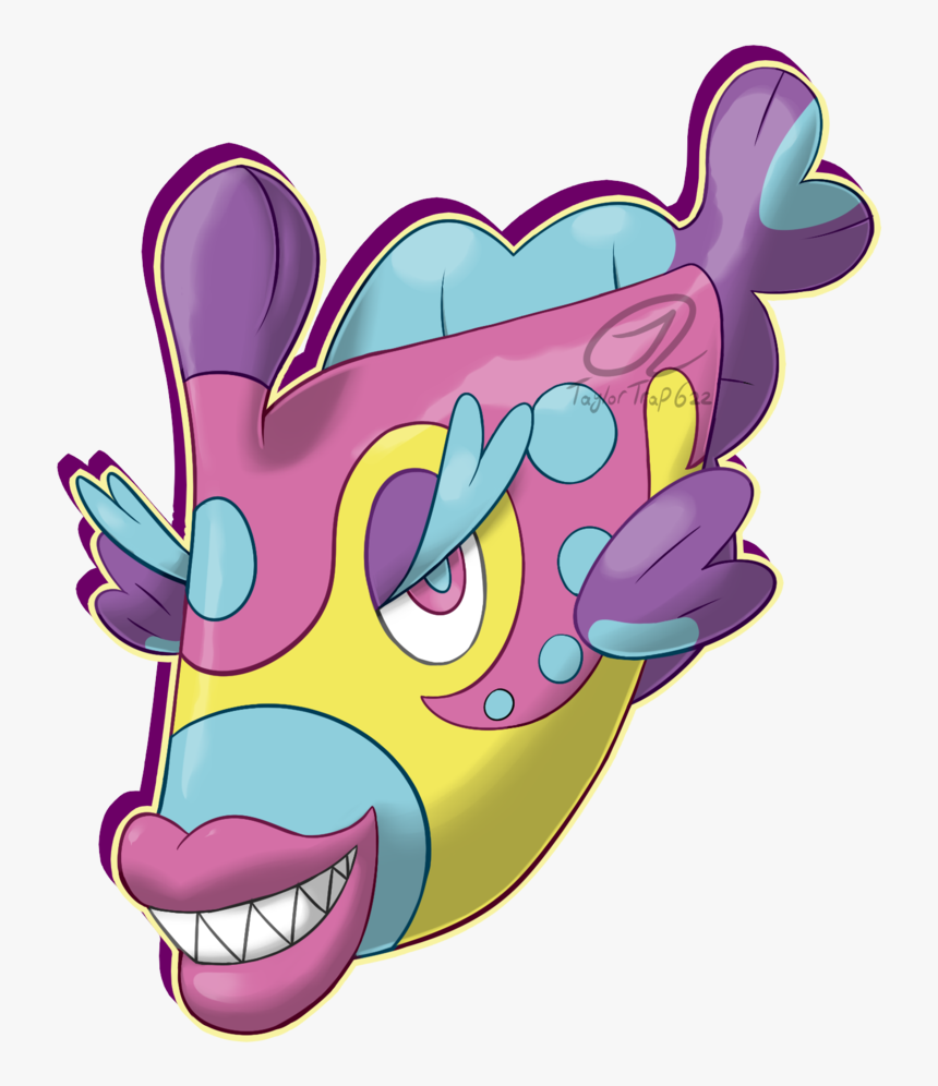 Pokémon Sun And Moon - Pokemon Bruxish, HD Png Download