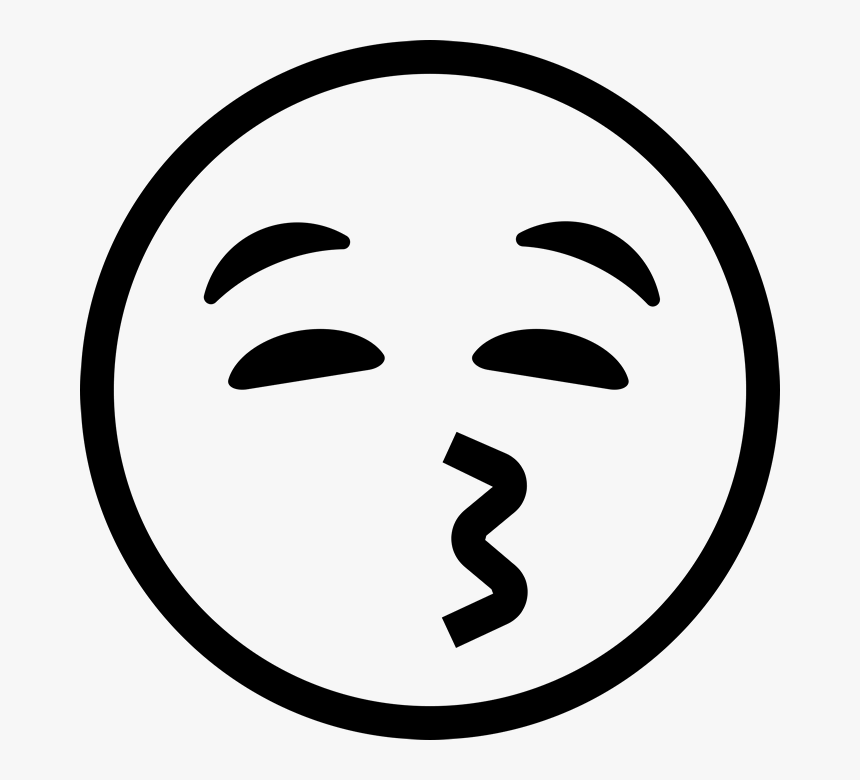 Emoji All Black And White, HD Png Download