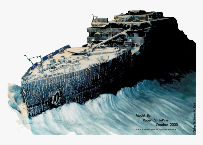Sinking Titanic Png Image Background - Titanic Png, Transparent Png