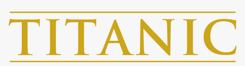 Titanic Movie Logo Png, Transparent Png