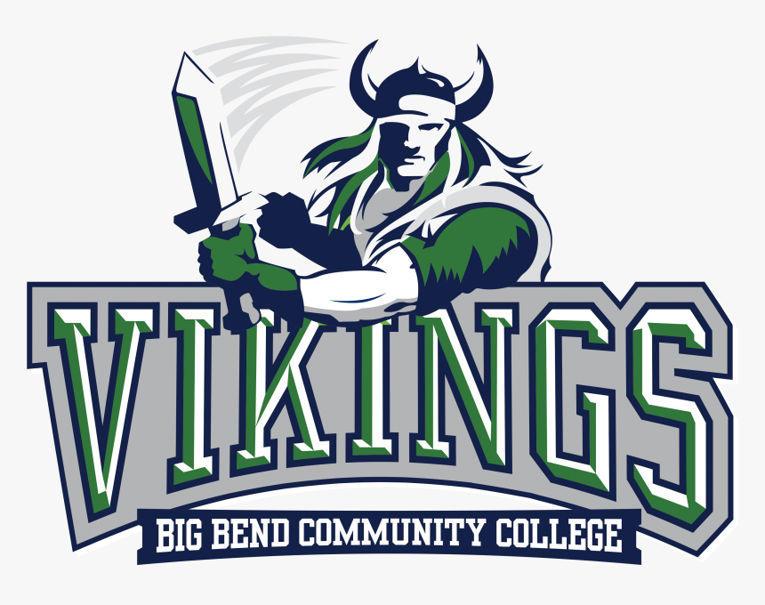 Viking With Blade - Big Bend Community College Mascot, HD Png Download