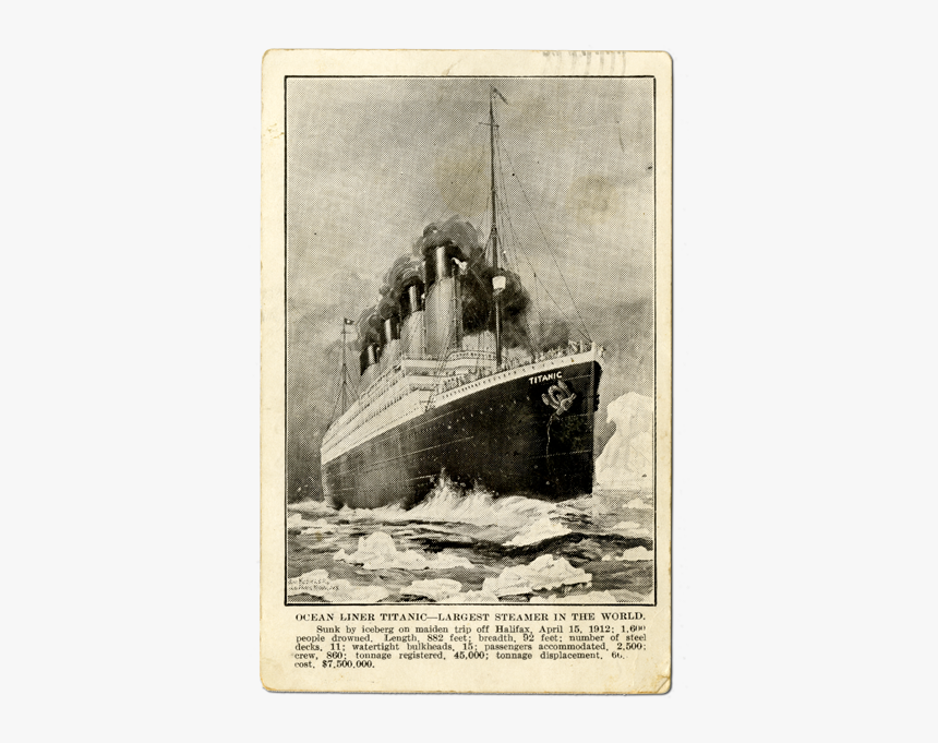 Titanic Memorial Postcards, HD Png Download