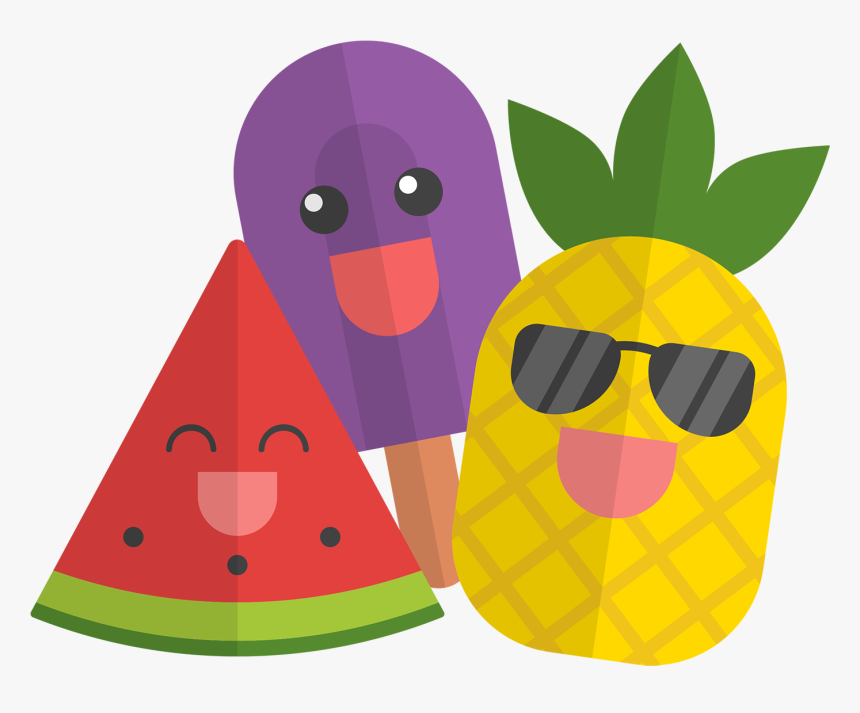 Portable Pineapple Anguria Illustration Graphics Cartoon, HD Png Download