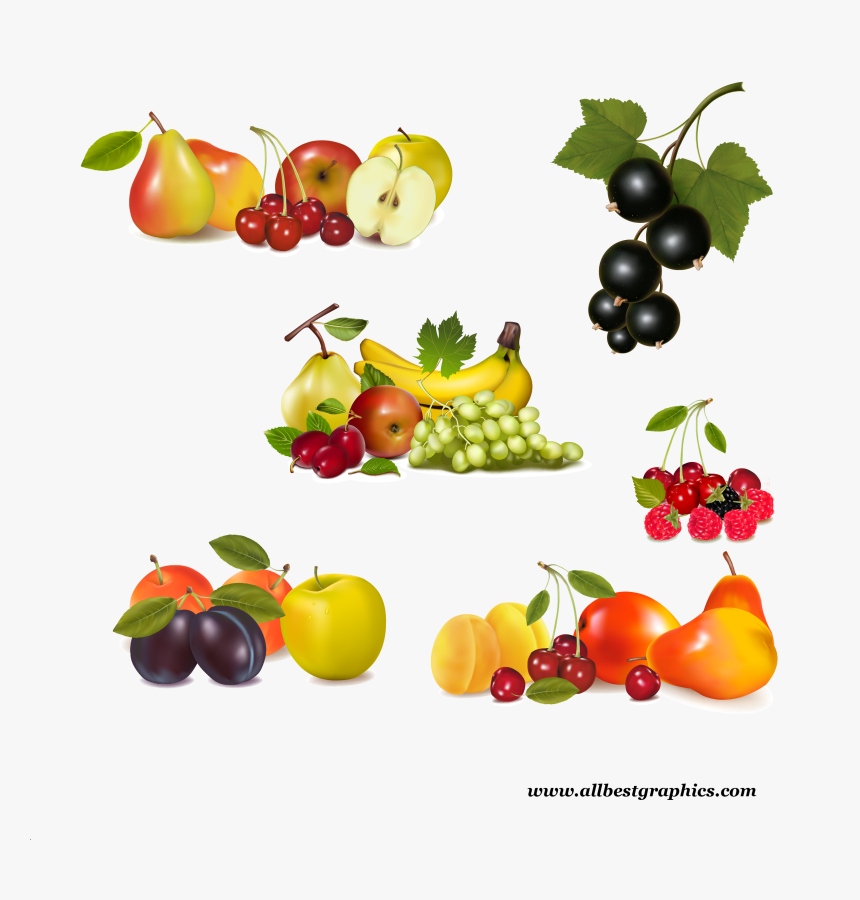 Fruits And Vegetables Borders Design, HD Png Download