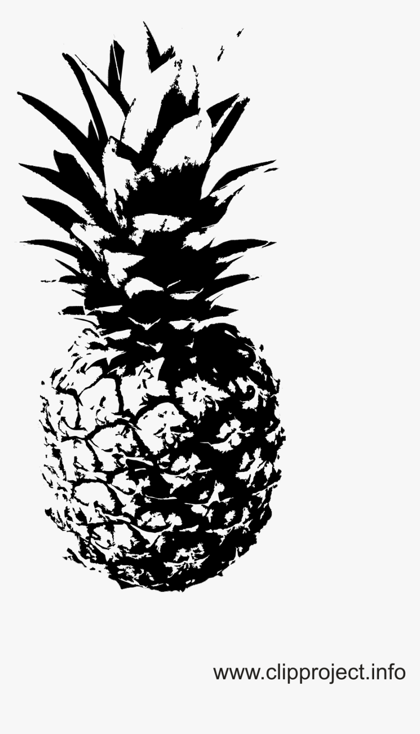 Pineapple Clipart Classy - Schwarz Weiß Bilder Ananas, HD Png Download