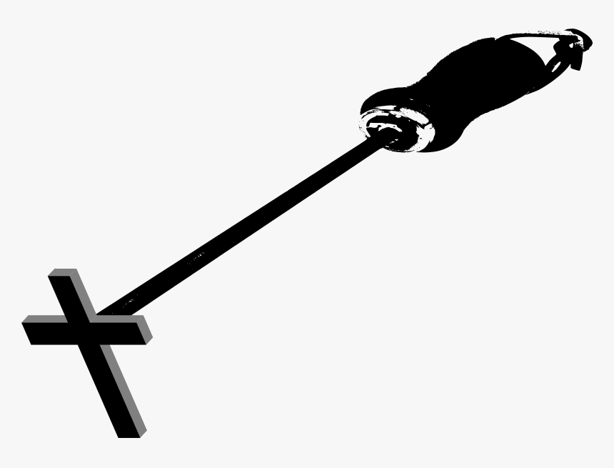 Branding Iron Cross - Branding Iron Clipart, HD Png Download