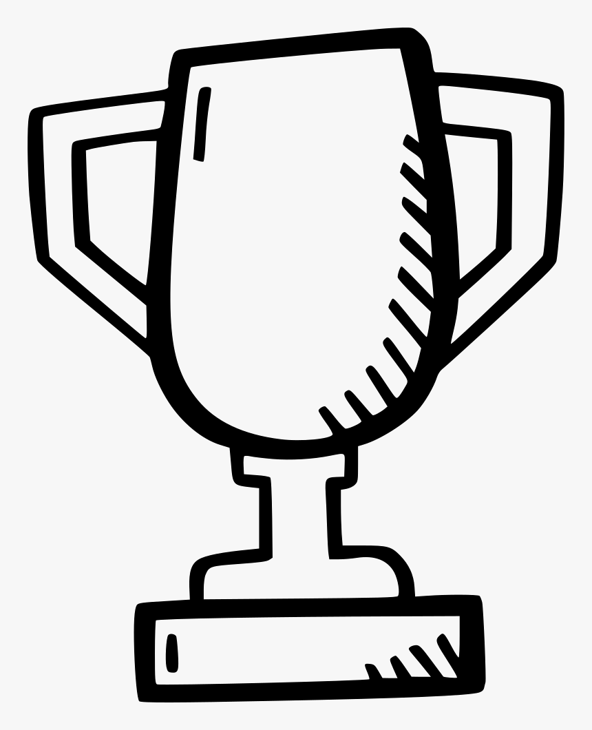 Goblet Png Free - Award Black And White Clipart, Transparent Png