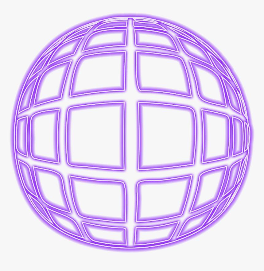 🎄
#christmas #christmasdecoration #sphere #neon #light - Circle, HD Png Download