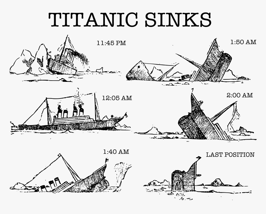 Transparent Titanic Png - Titanic Sketches By Survivors, Png Download
