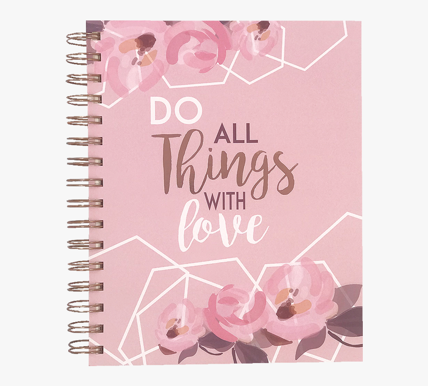 01 Rose Spiral Notebook Depan - Sketch Pad, HD Png Download