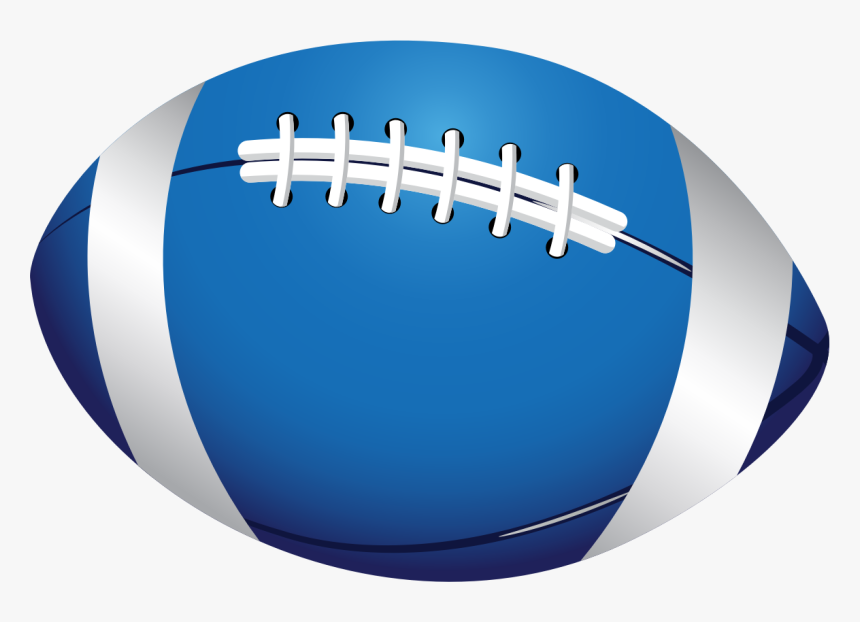 Rugby Ball Png File - Blue Rugby Ball Png, Transparent Png