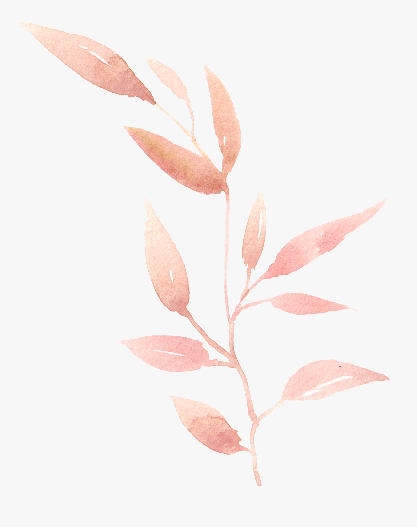 Watercolor Leaf Leaves Painting Hand-painted Png Download - Transparent Leaf Watercolor Png, Png Download