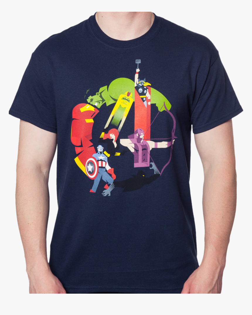 Age Of Ultron Avengers T-shirt - Captain America, HD Png Download