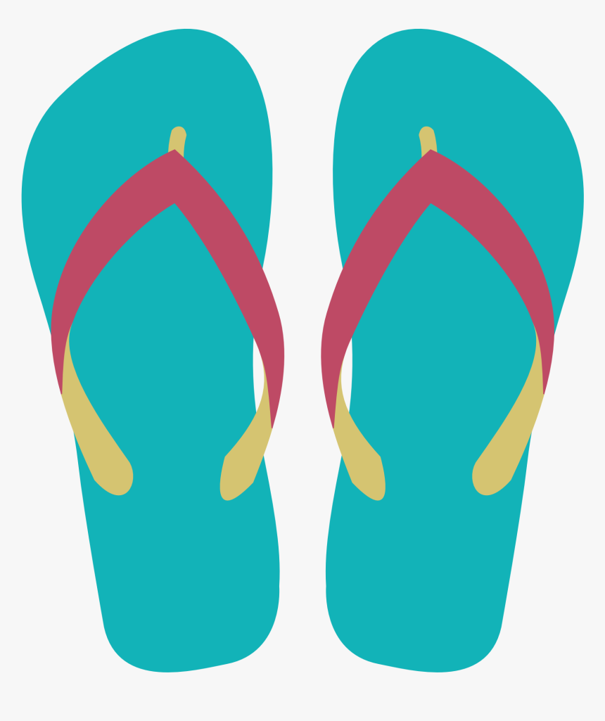 Flip-flops Scalable Vector Graphics Clip Art - Flip Flops Flashcard, HD Png Download