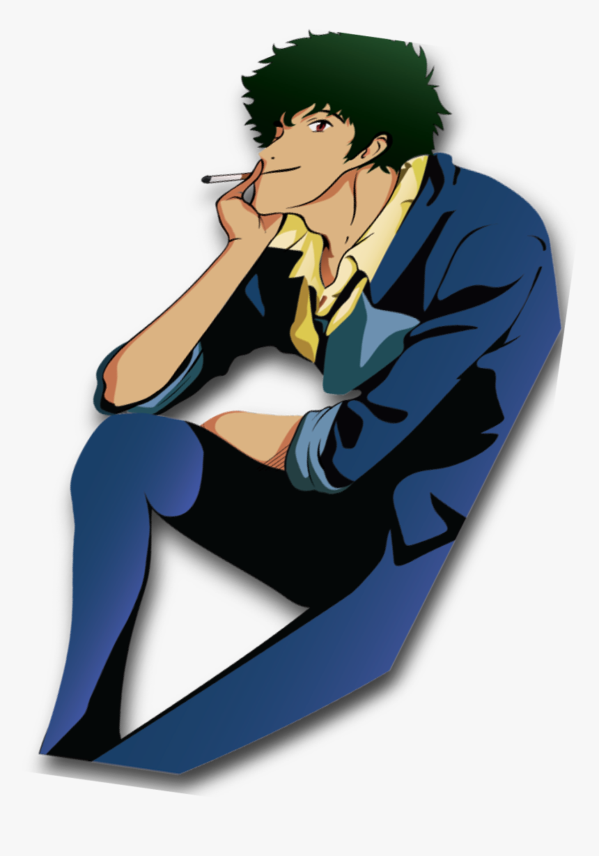 Image Of Spike Cowboy Bebop - Cartoon, HD Png Download