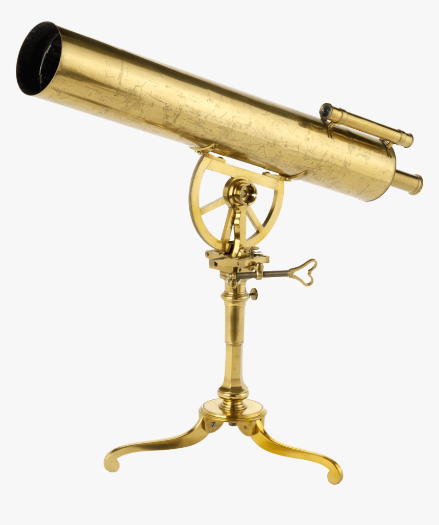 Brass Reflector Telescope Transparent Image Space Images - Telescope On Space No Background, HD Png Download