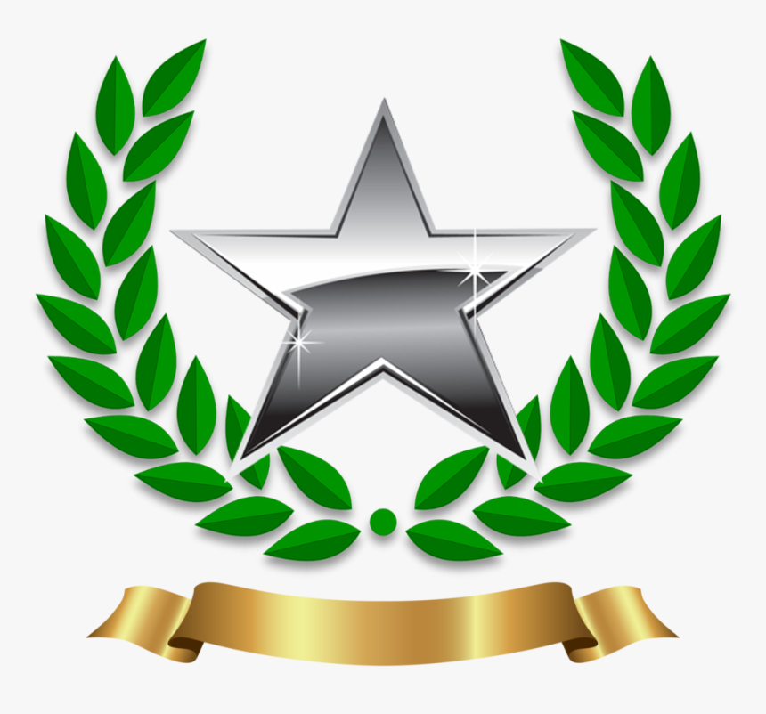 Platinum Star - Olive Leaves Clip Art, HD Png Download