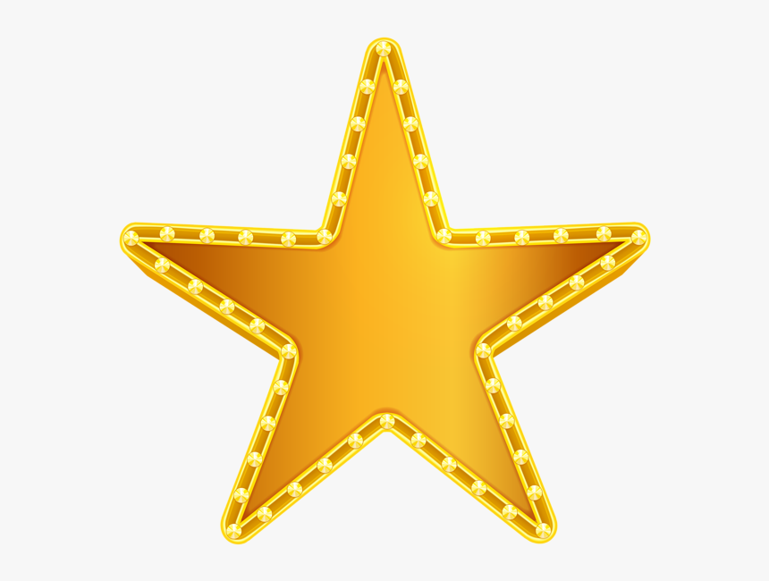 Transparent Calendar Clipart Png - Gold Star Png, Png Download