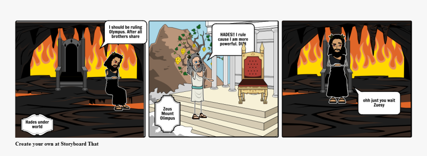 Hades Comic Strip, HD Png Download