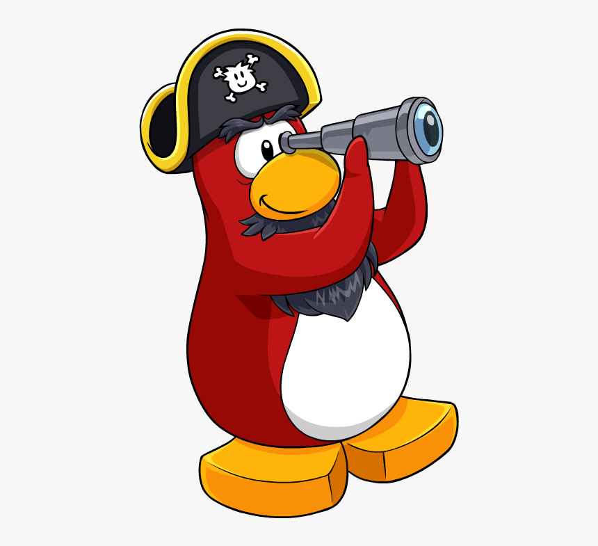 Pirates Clipart Telescope - Club Penguin Rockhopper Telescope, HD Png Download