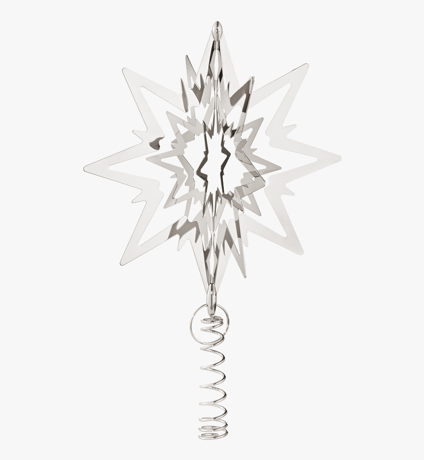 Star For The Christmas Tree, Medium, Palladium Plated - Georg Jensen Julestjerne, HD Png Download