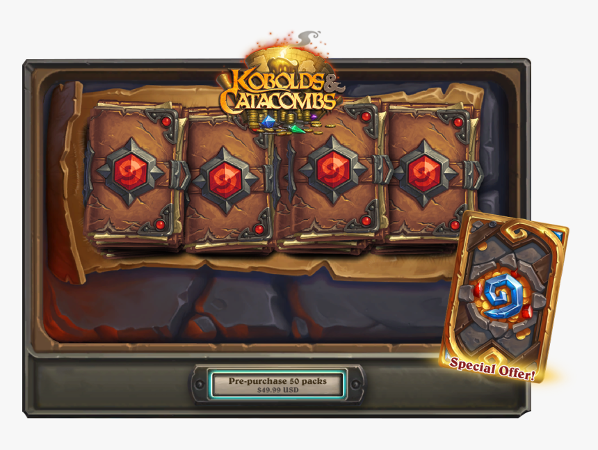 Prepurchase Enus Hs Inblog Ek02 - Hearthstone Kobolds And Catacombs Pack, HD Png Download
