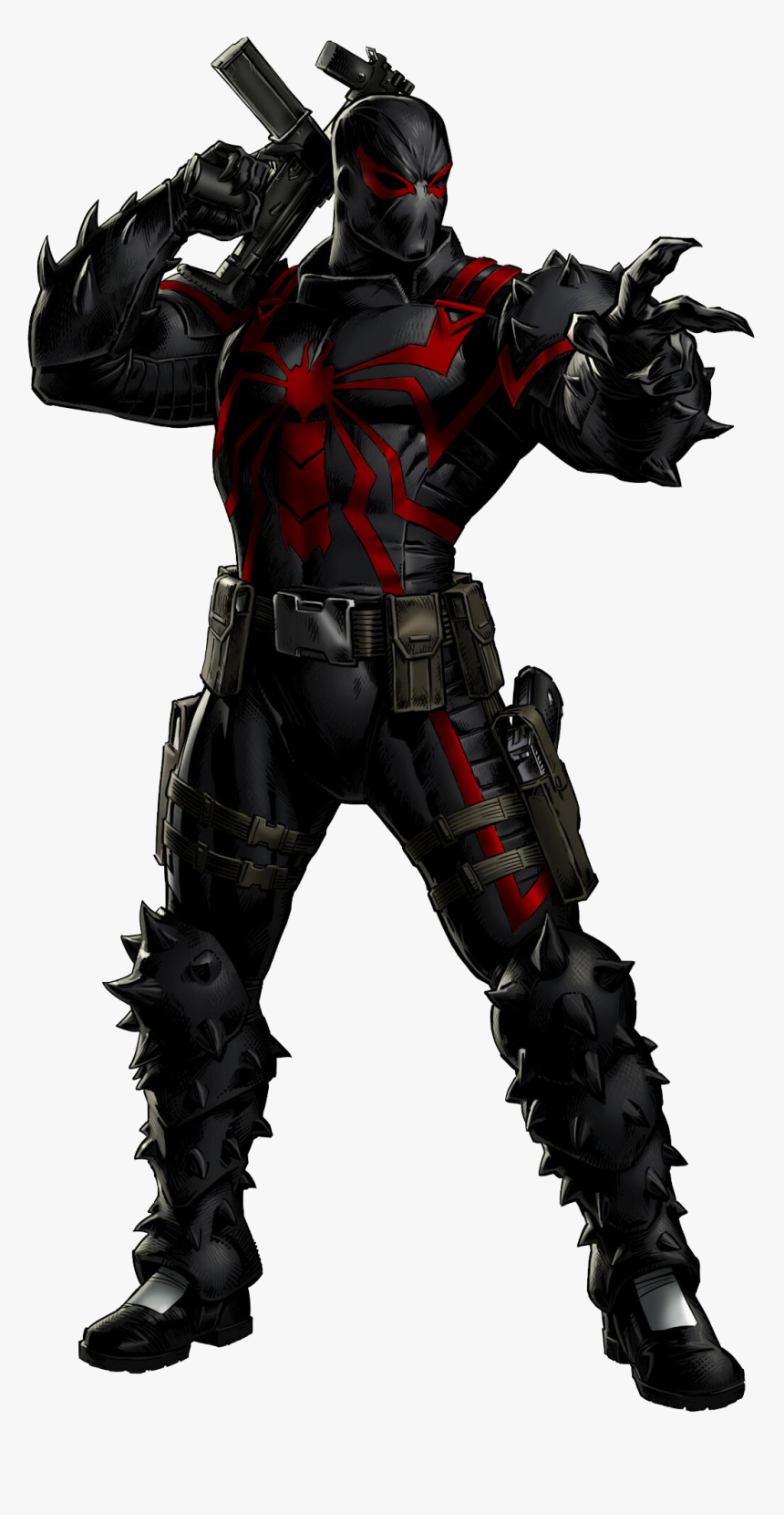 Venom Transparent Ultimate Alliance - Marvel Agent Venom Thunderbolts, HD Png Download