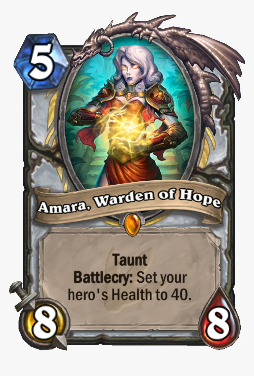 Enus Amarawardenofhope - Amara Warden Of Hope Hearthstone, HD Png Download