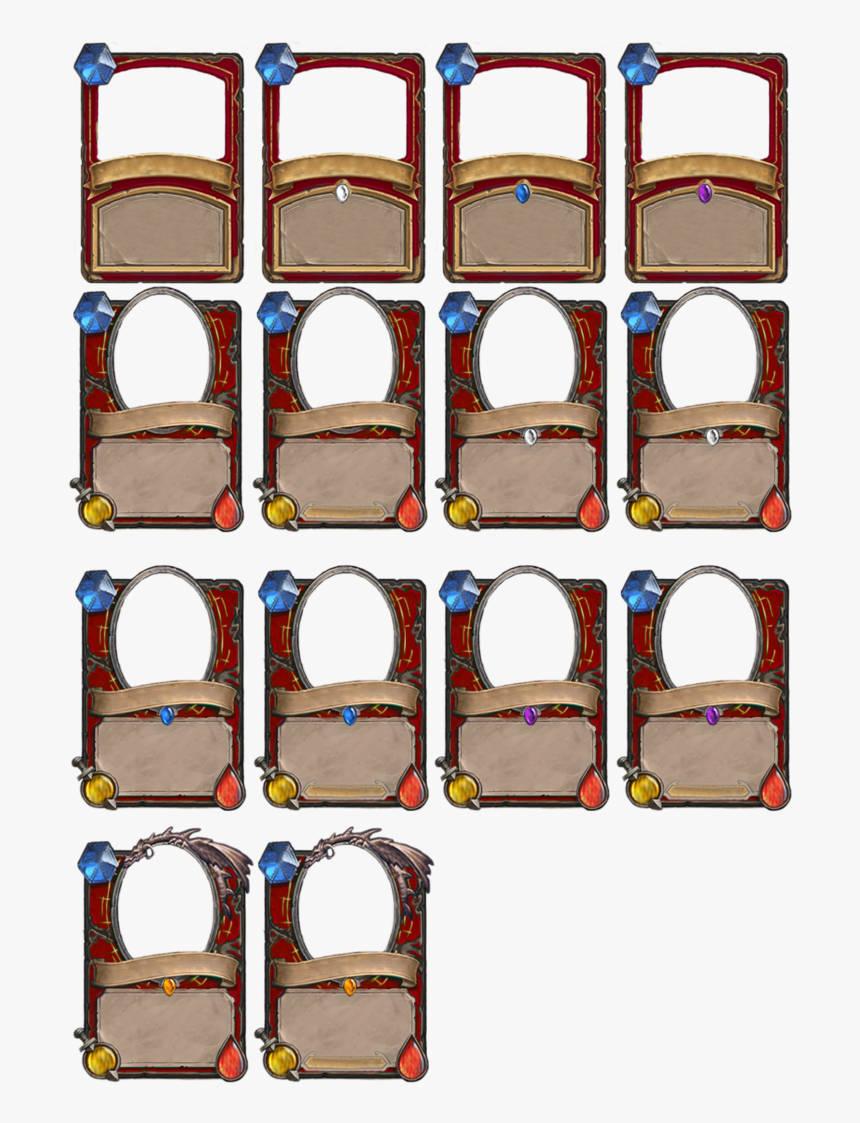 Hearthstone Card Png - Hearthstone Empty Card Mage, Transparent Png