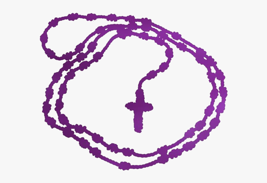 Rope Rosary Png Background - Cross, Transparent Png