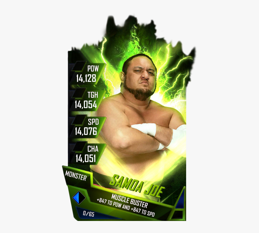 Transparent Samoa Joe Png - Seth Rollins Wwe Supercard, Png Download