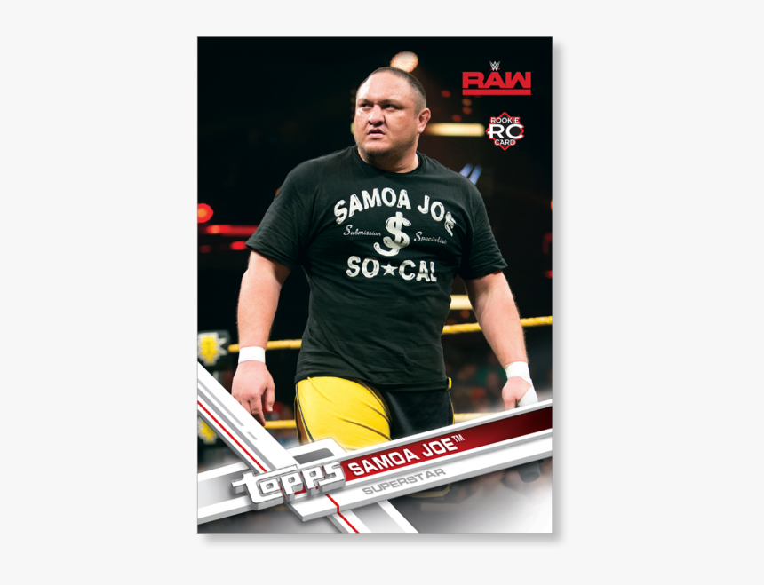 Samoa Joe 2017 Topps Wwe Base Cards Poster - Magento Placeholder, HD Png Download