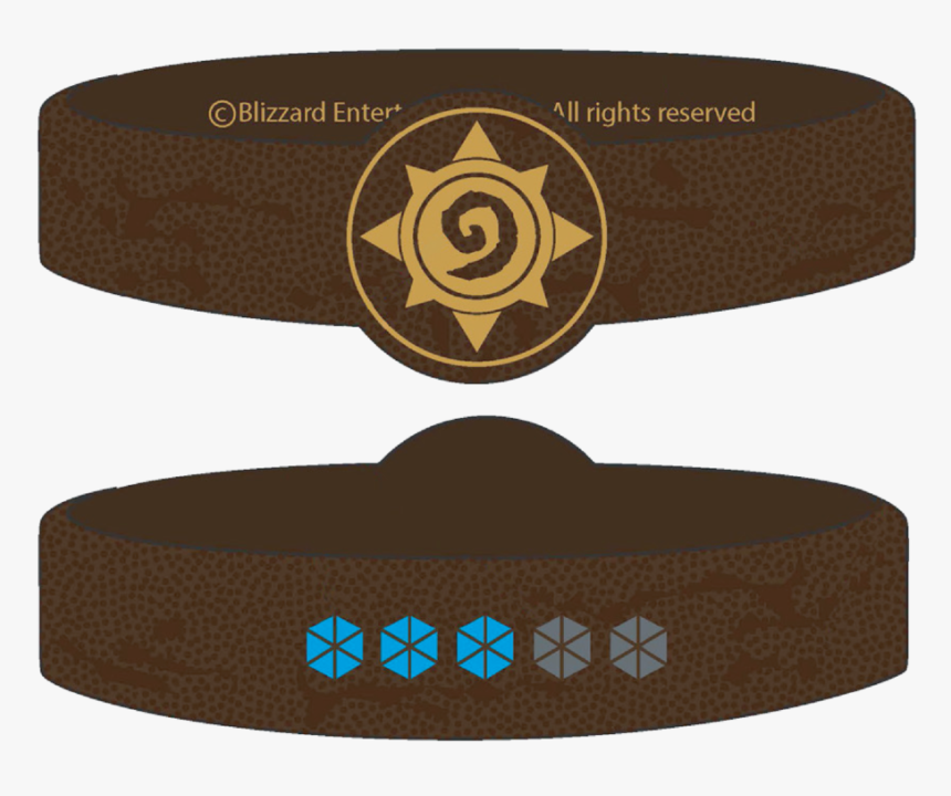 Hearthstone Logo Silicone Bracelet - Belt, HD Png Download
