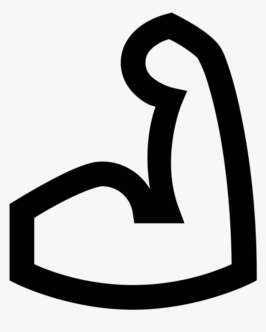 Biceps Computer Icons Symbol Font - Transparent Biceps Png, Png Download