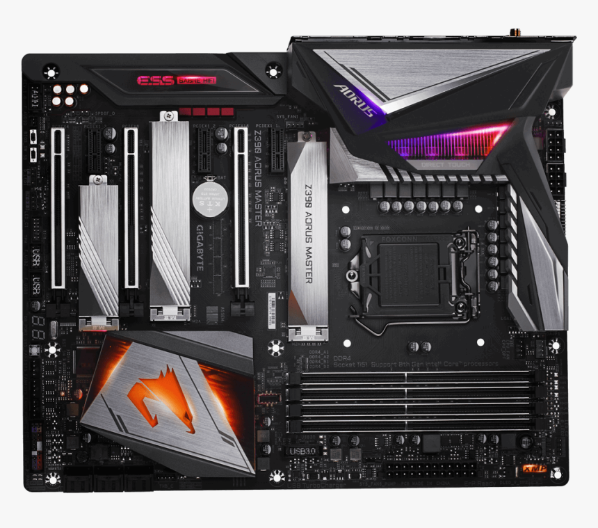 Gigabyte Z390 Master, HD Png Download
