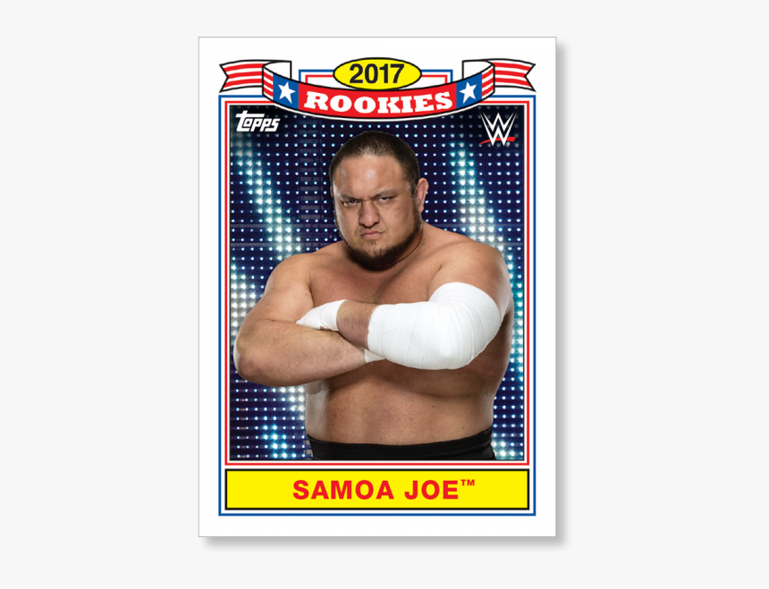 2018 Topps Wwe Heritage Samoa Joe Top Ten Rookies Poster - Magento, HD Png Download