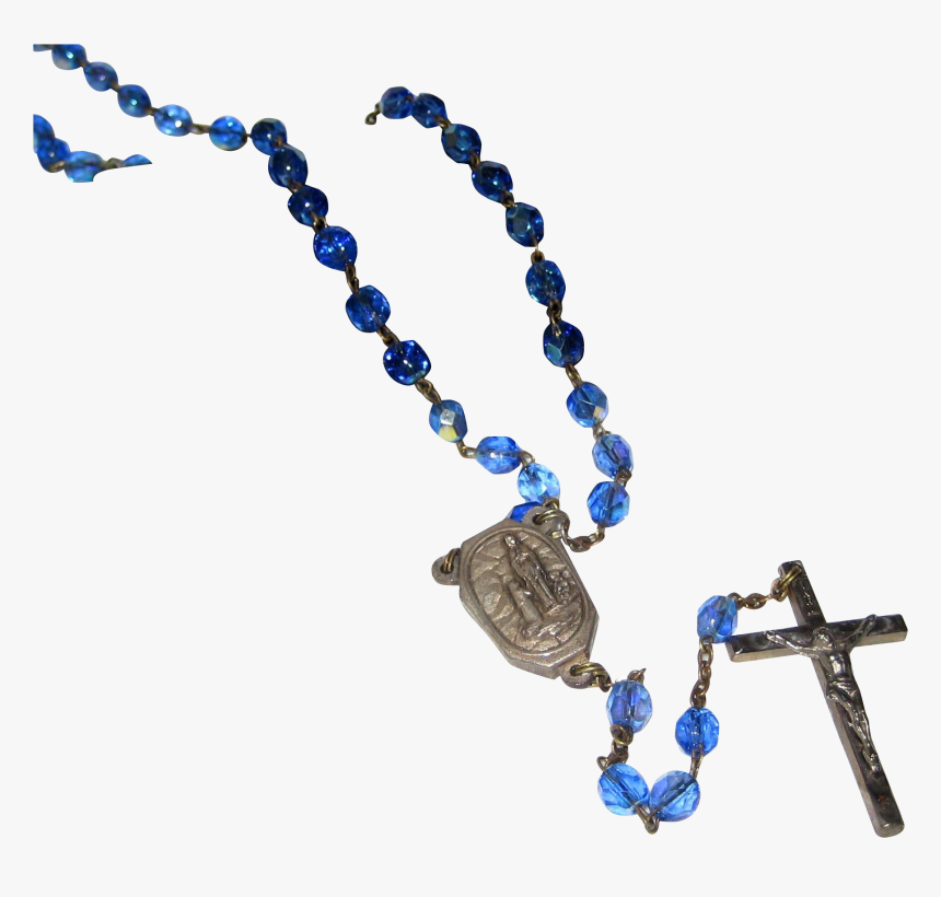 Transparent Clipart Rosary - Blue Rosary Transparent Background, HD Png Download