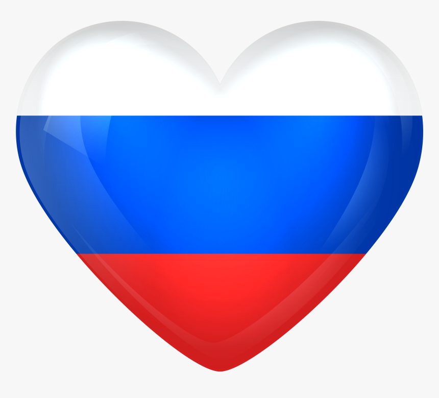 #russia #france #flag #heart #worldcup #worldfootball - Russian Flag Heart Png, Transparent Png