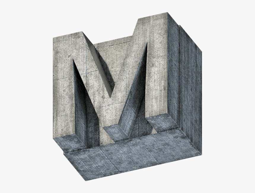 Concrete Block Font - Concrete Masonry Unit, HD Png Download