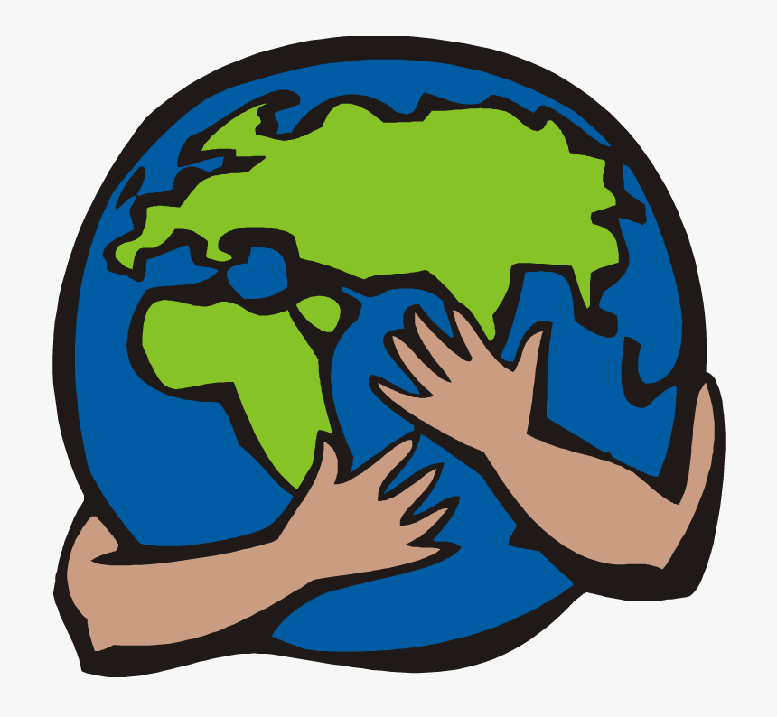 Earth Clipart Hugging - Taking Care Of Earth Clipart, HD Png Download