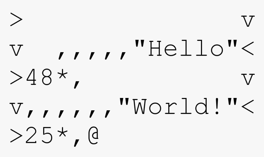 Hello World Befunge - Love No I Prefer Vodka, HD Png Download