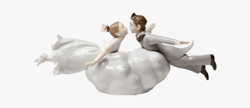 Flying Bride And Groom Wedding Figurines - Lladró, HD Png Download