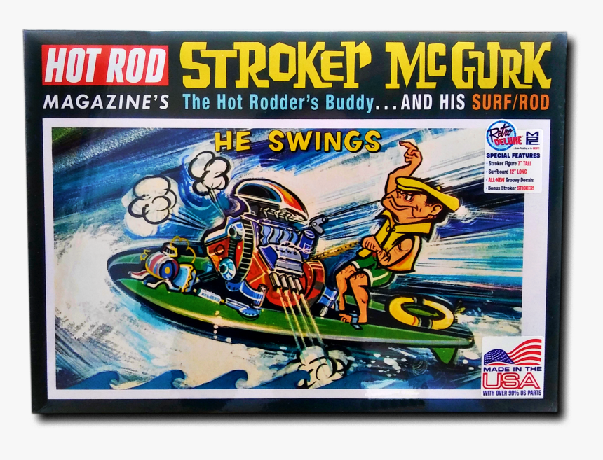Image Of They Re Back New Stroker Surf Rod - Chuck Wagon Model Kit Mpc, HD Png Download