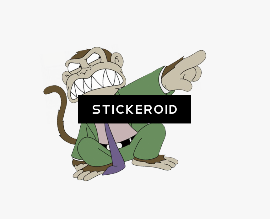 Character,logo,clip Art,tail - Family Guy Monkey Man, HD Png Download