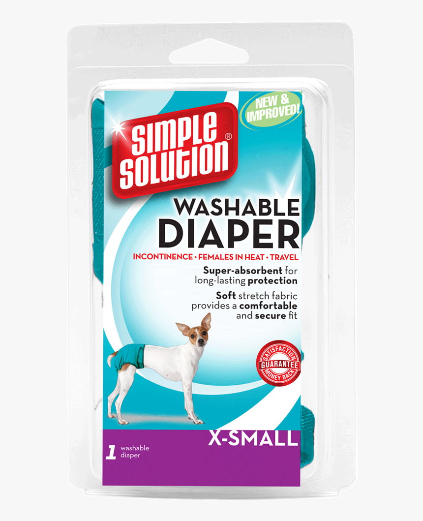 Simple Solution Washable Female Dog Diaper - Simple Solution Washable Male Dog Diaper, HD Png Download