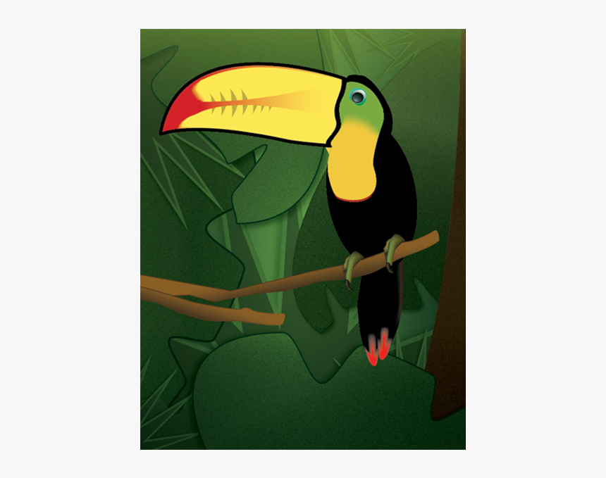 Toucan & Gradients Exercise Adobe Illustrator Illustration - Toucan, HD Png Download