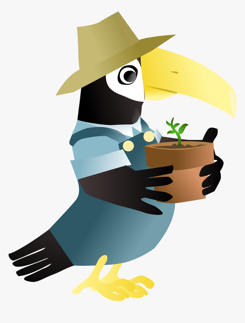 Animal Gardener Free Illustration, HD Png Download