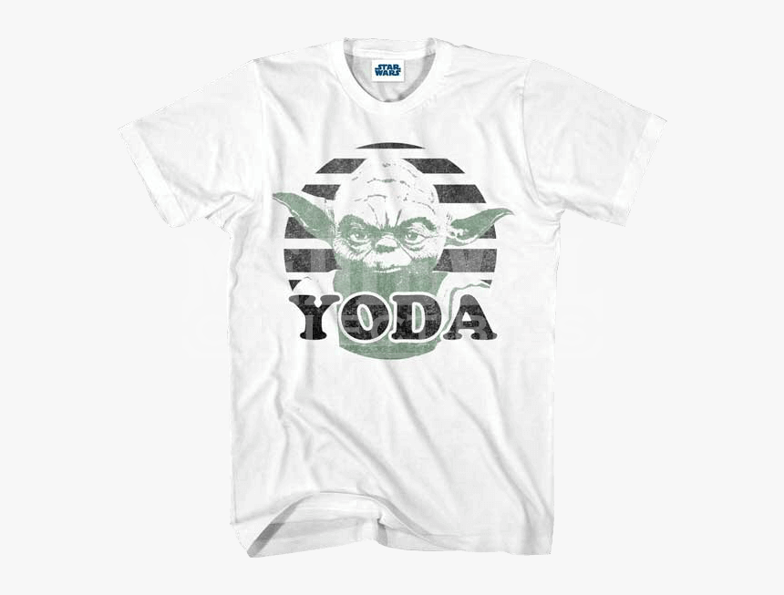 Master Yoda White T-shirt - Active Shirt, HD Png Download